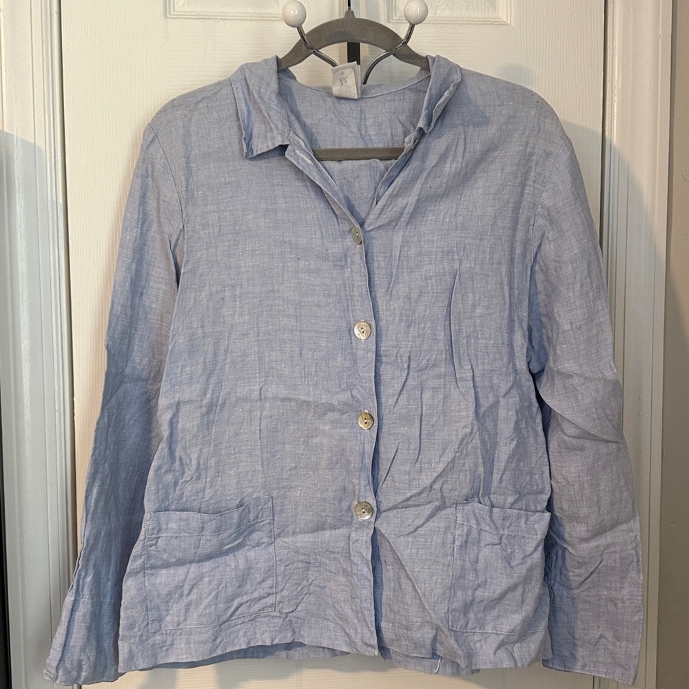 Light Blue Button-Up Shirt